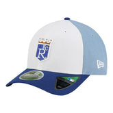 Kansas City Royals Player Replica 9FORTY M-Crown Adjustable Hat White/Light Blue
