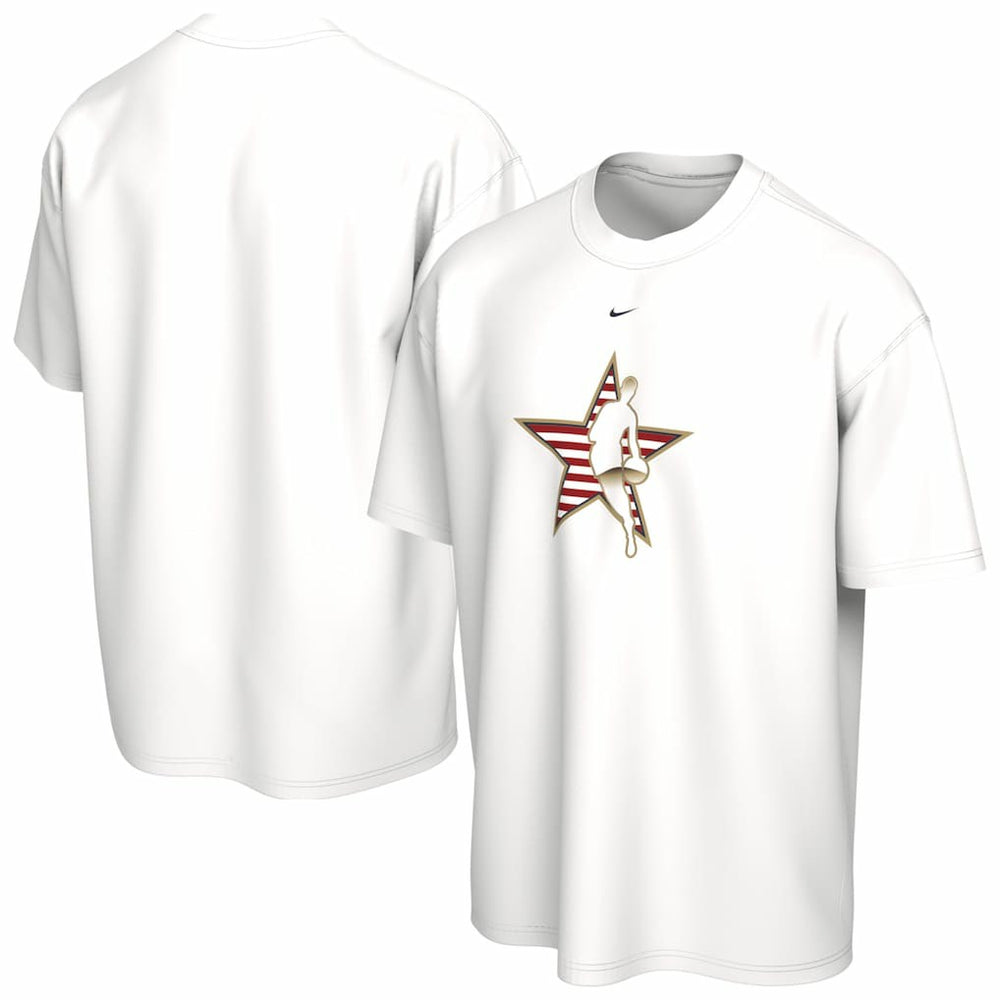 2026 NBA All-Star Game Stripe USA T-Shirt - White outlet