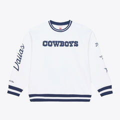 Dallas Cowboys White Out Fleece Sweatshirt - White discount