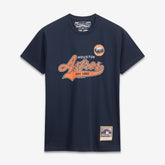 Houston Astros Script Sweep Arch T-Shirt Navy