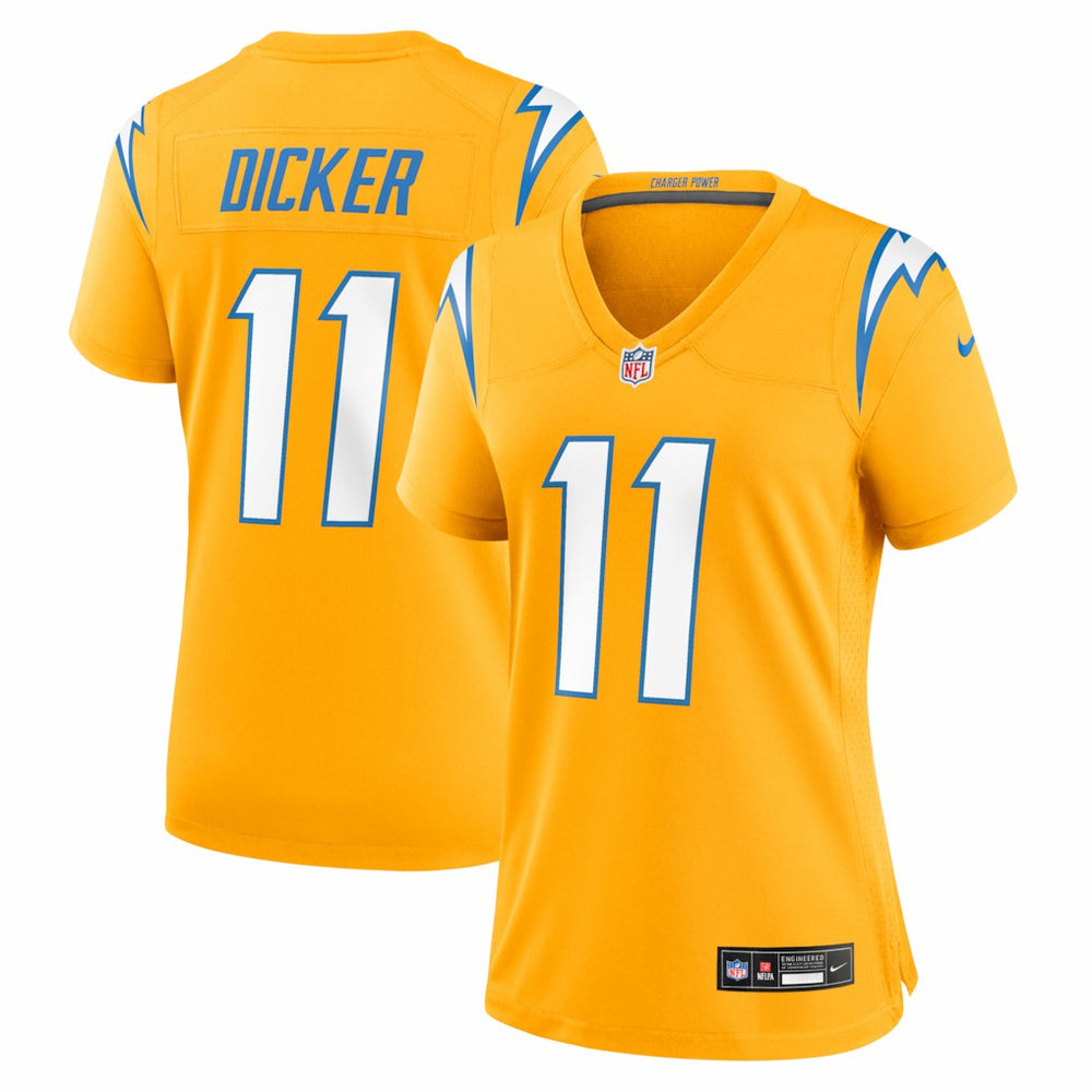 Cameron Dicker Los Angeles Chargers Women's Alternate Game Jersey - Gold for sale