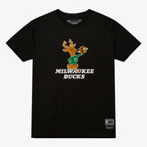 Milwaukee Bucks Unisex Hardwood Classics Arch T-Shirt - Black for sale