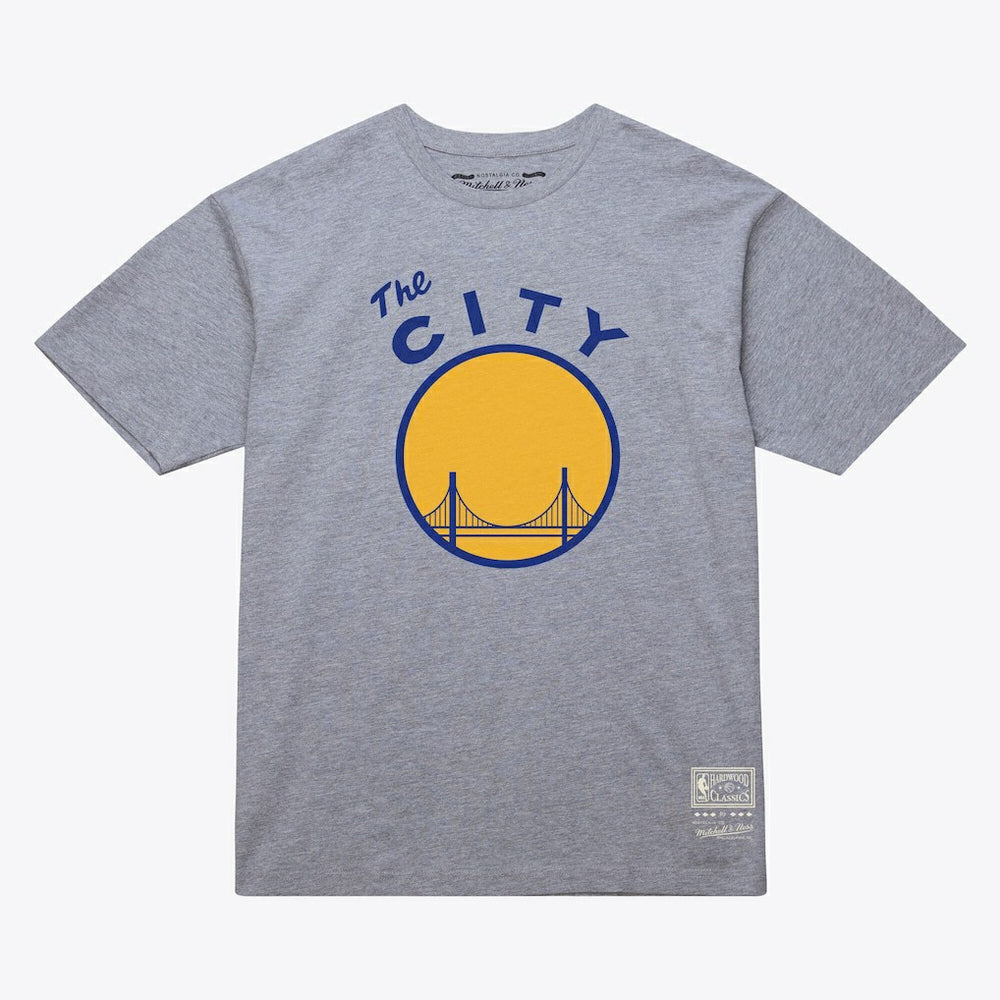 Golden State Warriors Unisex Hardwood Classics Arch T-Shirt sale - Heather Gray outlet