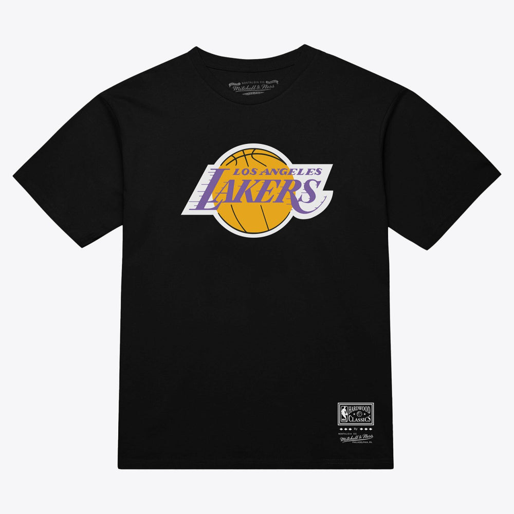 Los Angeles Lakers Unisex Hardwood Classics Arch T-Shirt - Black discount