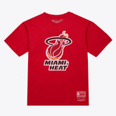 Miami Heat Unisex Hardwood Classics Arch T-Shirt - Red sale