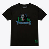 Minnesota Timberwolves Unisex Hardwood Classics Arch T-Shirt - Black sale