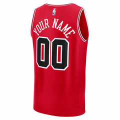 Chicago Bulls Fastbreak Custom Jersey sale - Icon Editi- Red on sale