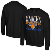 New York Knicks Stadium Essentials Unisex Sky High Fleece Sweatshirt - Black on sale