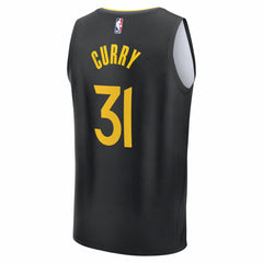 Seth Curry Golden State Warriors Fast Break Replica Player Jersey sale - Statement Editi- Black cheap