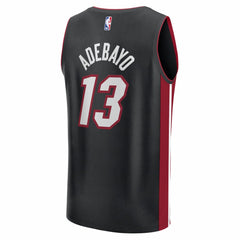 Bam Adebayo Miami Heat Fast Break Replica Jersey - Black - Icon Edition online