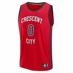 Jeremiah Fears New Orleans Pelicans Fast Break Replica Player Jersey - Statement Edition - Red outlet