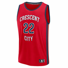 Derik Queen New Orleans Pelicans Fast Break Replica Player Jersey - Statement Edition - Red online