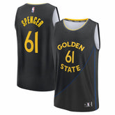 Pat Spencer Golden State Warriors Fast Break Replica Player Jersey sale - Statement Editi- Black discount