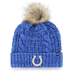 Indianapolis Colts '47 Women's Meeko Cuffed Knit Hat with Pom - Royal online