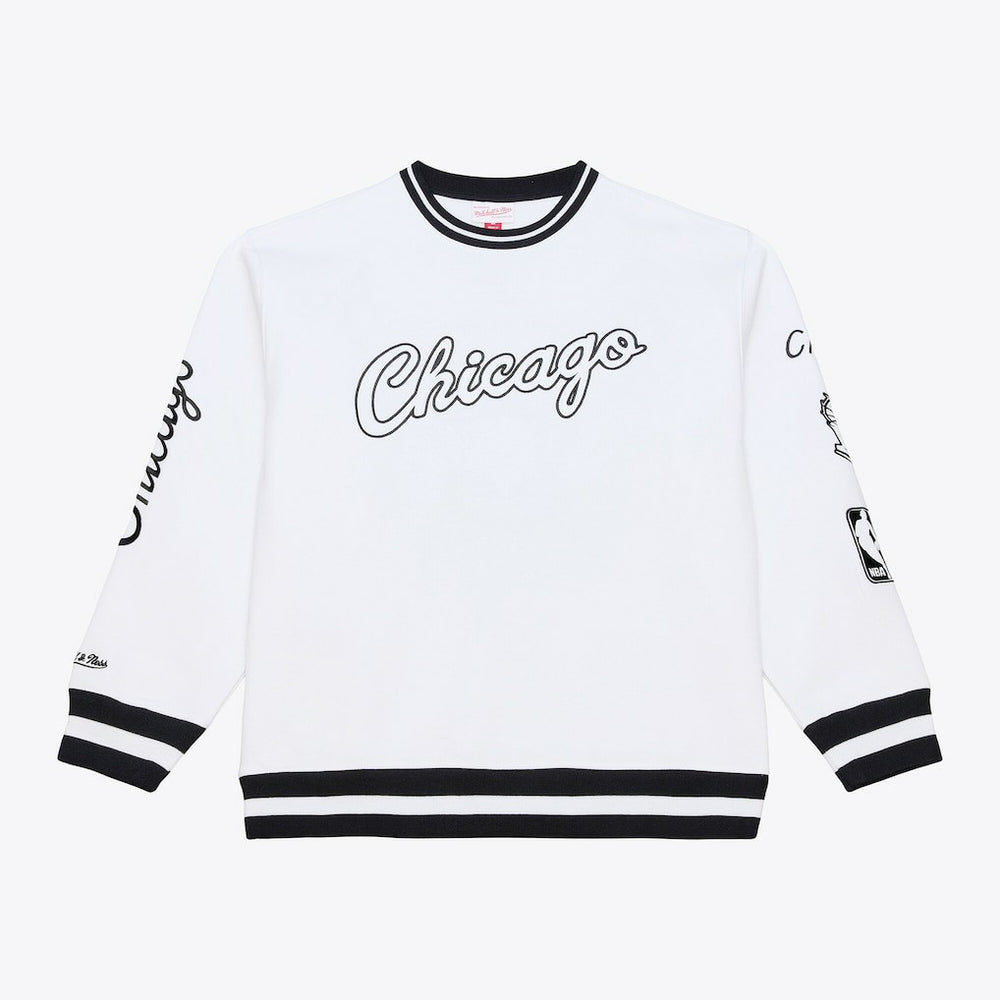 Chicago Bulls Hardwood Classics Arctic Fleece Sweatshirt - White shop