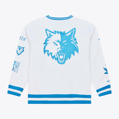 Minnesota Timberwolves Arctic Fleece Sweatshirt - White discount