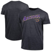 Arizona Diamondbacks Champion Cooperstown Wordmark Lockup Tri-Blend T-Shirt Black