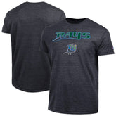 Tampa Bay Rays Champion Cooperstown Wordmark Lockup Tri-Blend T-Shirt Black