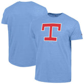 Texas Rangers Champion Cooperstown Logo Tri-Blend T-Shirt Light Blue