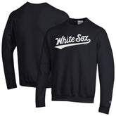 Chicago White Sox Champion Powerblend Wordmark Sweatshirt Black