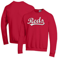 Cincinnati Reds Champion Powerblend Wordmark Sweatshirt Red