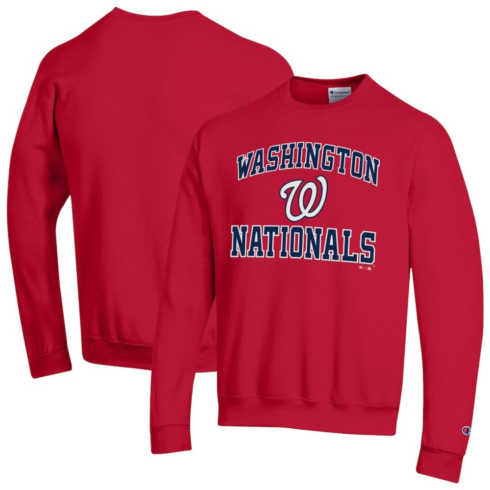 Washington Nationals Champion Heart & Soul Powerblend Sweatshirt Red