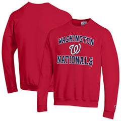 Washington Nationals Champion Heart & Soul Powerblend Sweatshirt Red