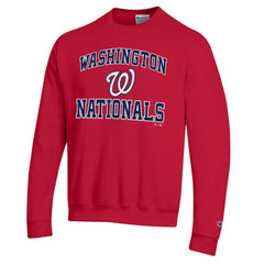 Washington Nationals Champion Heart & Soul Powerblend Sweatshirt Red