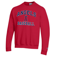 Los Angeles Angels Champion Heart & Soul Powerblend Sweatshirt Red