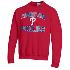 Philadelphia Phillies Champion Heart & Soul Powerblend Sweatshirt Red
