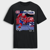 Lane Hutson Montreal Canadiens Fresh Ice T-Shirt - Black T-shirts