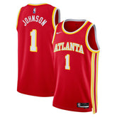 Jalen Johnson Atlanta Hawks Unisex Swingman Jersey - Icon Edition - Red discount