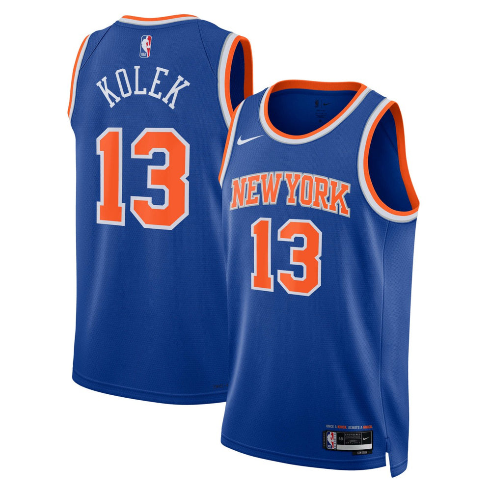 Tyler Kolek New York Knicks Unisex Swingman Jersey - Icon Edition - Blue discount