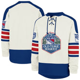 New York Rangers '47 Pond Hockey Trio Eternal Lacer Sweatshirt - Cream Sweatshirts