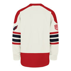 Washington Capitals '47 Pond Hockey Trio Eternal Lacer Sweatshirt - Cream Sweatshirts