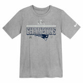 New England Patriots Preschool 2025 AFC Champions Locker Room Trophy Collection T-Shirt - Gray outlet