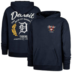 Detroit Tigers Souvenir Laurels Foundation Hoodie Navy