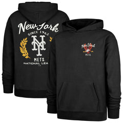 New York Mets Souvenir Laurels Foundation Hoodie Black