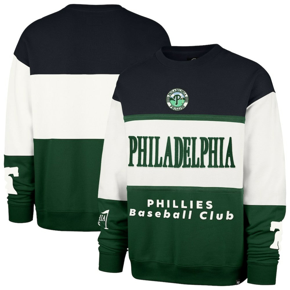 Philadelphia Phillies Tee Up Maximalist Fleece Sweatshirt Green