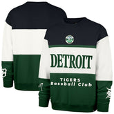 Detroit Tigers Tee Up Maximalist Fleece Sweatshirt Green