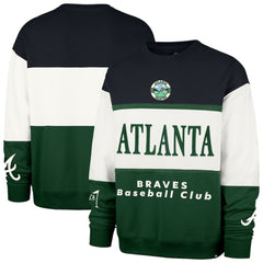 Atlanta Braves Tee Up Maximalist Fleece Sweatshirt Green