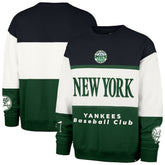 New York Yankees Tee Up Maximalist Fleece Sweatshirt Green