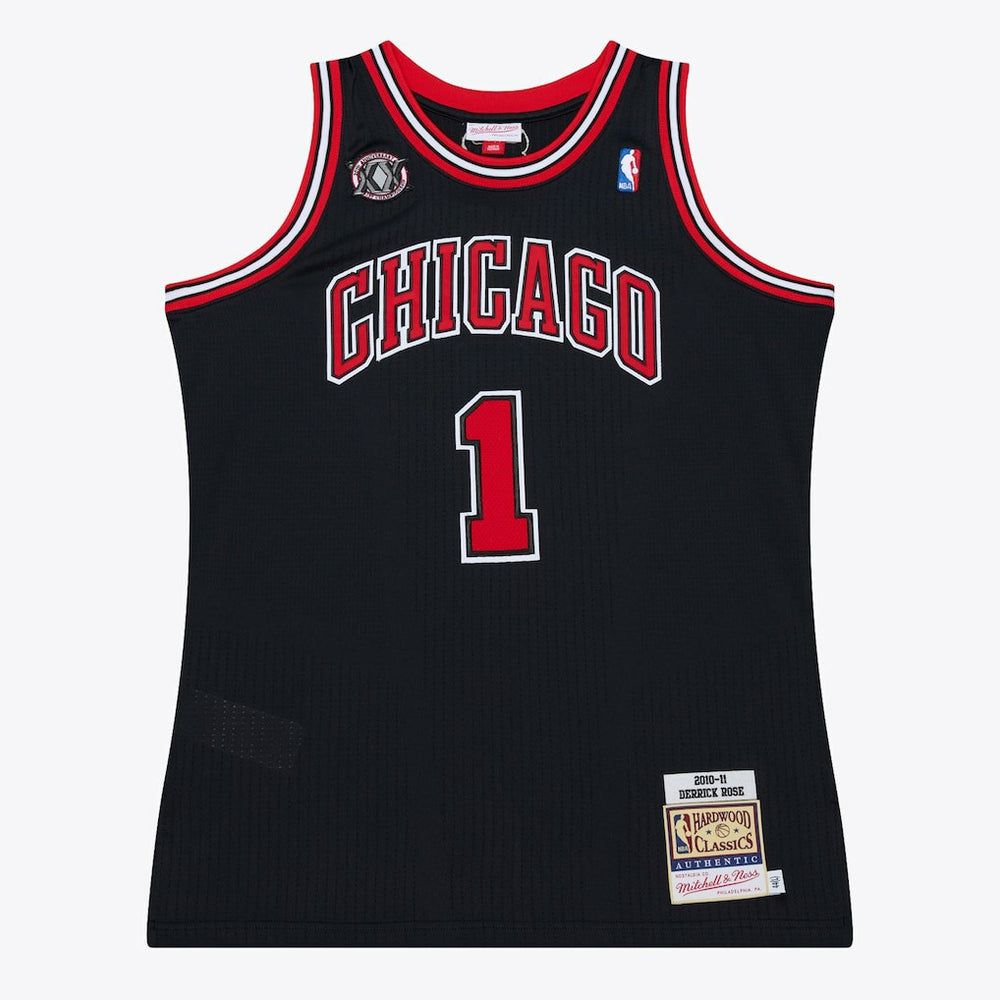Derrick Rose Chicago Bulls 2010-11 Authentic Jersey sale - Black cheap