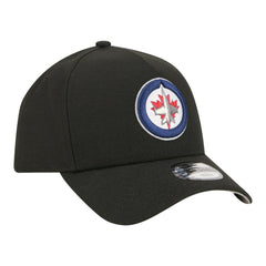 Winnipeg Jets New Era Youth 9FORTY A-Frame Adjustable Hat - Black Hats