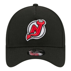 New Jersey Devils New Era Youth 9FORTY A-Frame Adjustable Hat - Black Jerseys