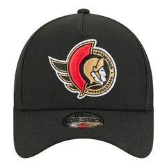 Ottawa Senators New Era Youth 9FORTY A-Frame Adjustable Hat - Black Hats