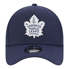 Toronto Maple Leafs New Era Youth 9FORTY A-Frame Adjustable Hat - Blue Hats