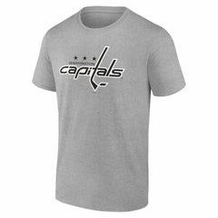 Washington Capitals Big & Tall Personalized Name & Number Monochrome T-Shirt - Gray T-shirts