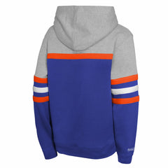 New York Mets Youth Cooperstown Head Coach Pullover Hoodie Royal/Grey