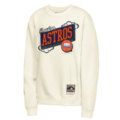 Houston Astros Youth Retro Billboard Sweatshirt Natural